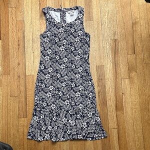 Tommy Bahama Black and White Floral Midi Dress